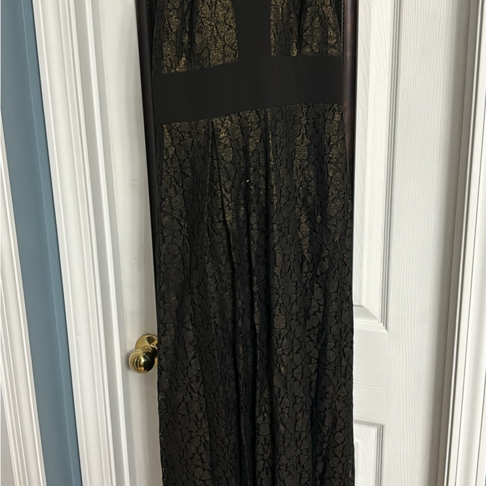 BCBGeneration Black and Gold Dress